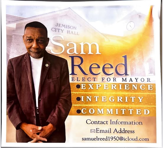 Sam Reed running for Mayor of Jemison
