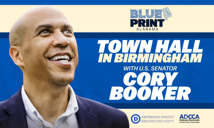 From BluePrint Alabama: As Promised: Cory Booker Coming to Birmingham! Dear Alabama Democrats, Our motto is simple: FIGHT BACK. As you may know, Senator Cory Booker was previously scheduled to [&hellip;]