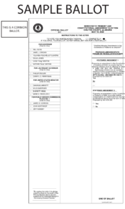 Sample Ballot