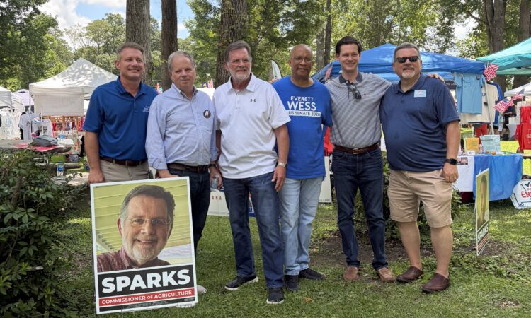 Pictured above: Clanton Mayor Jeff Price, MD, 2026 Alabama Democratic Governor candidate Doug Jones, 2026 Democratic Candidate for Ag Commissioner Ron Sparks, Everett Wess, 2026 Democratic candidate for United States [&hellip;]