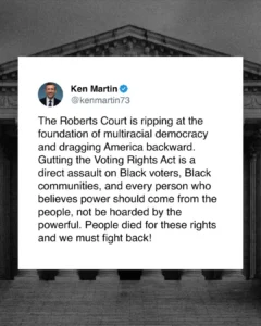 Fight back to save Voting Rights!